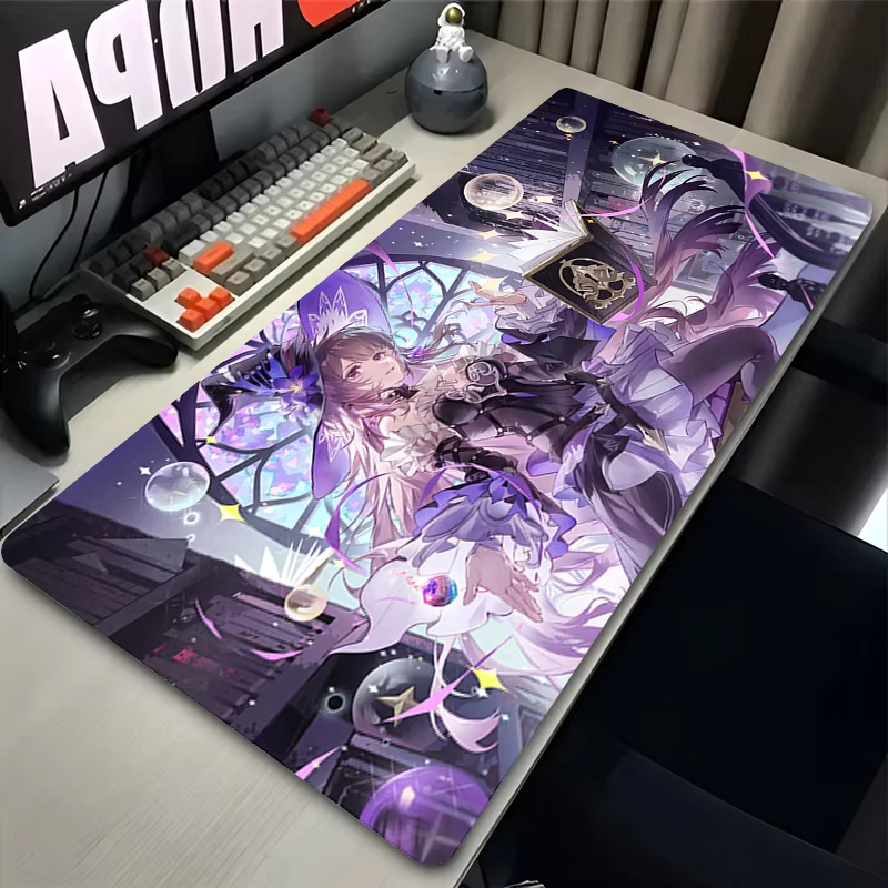 Gaming Accessories Laptop - Mouse Pad Kawaii Magic Anime Girl