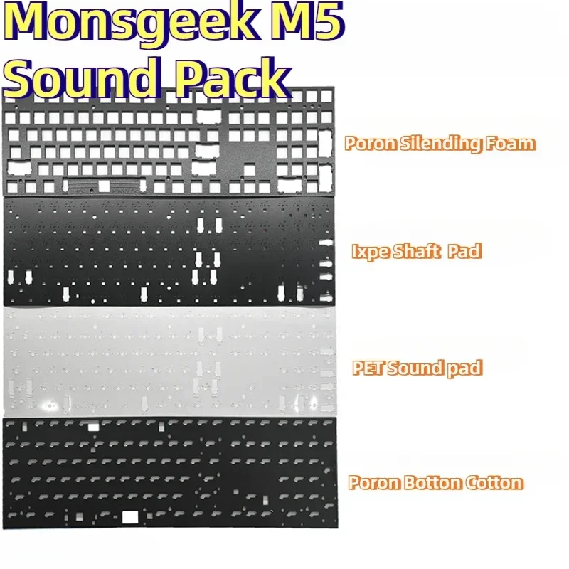 Gaming Accessories Kit - Monsgeek M5 Sound Pack/ Plate for