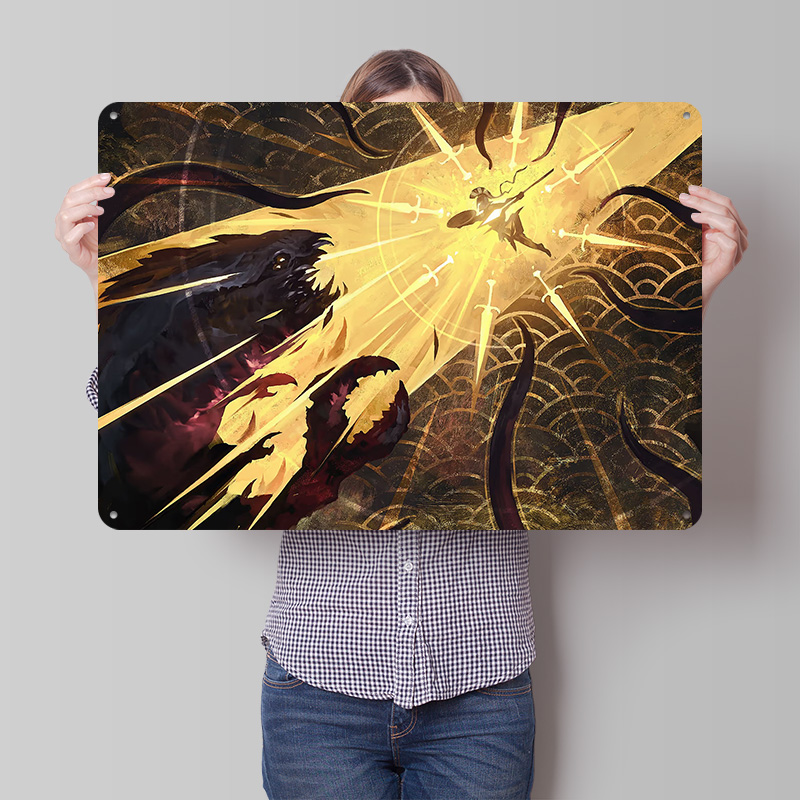 Gaming Accessories Gifts For Men - Defiant Strike Poster Retro 3D Printed