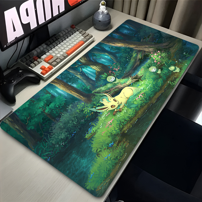Gaming Accessories Laptop - Mouse Pad Gamer P-pokemon Leafeon Large