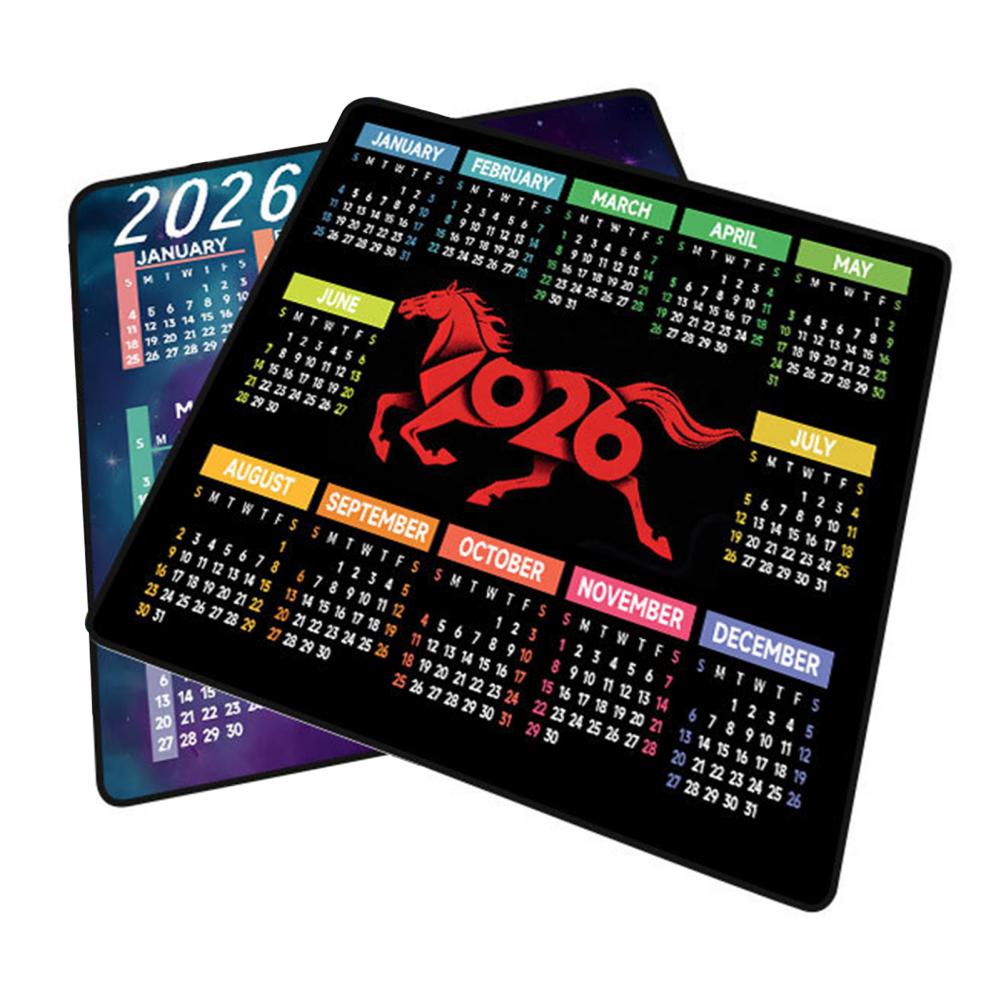Gaming Accessories Laptop - 2026 Calendar Mouse Pad Waterproof Home
