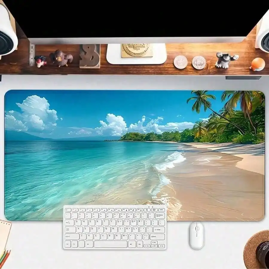 Blue Ocean Mouse Pad Summer Be - Gaming Accessories Gifts For Men avis et prix