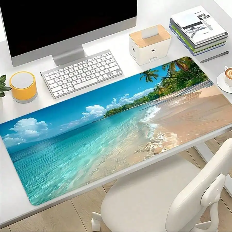 Blue Ocean Mouse Pad Summer Be - Gaming Accessories Gifts For Men avis et prix