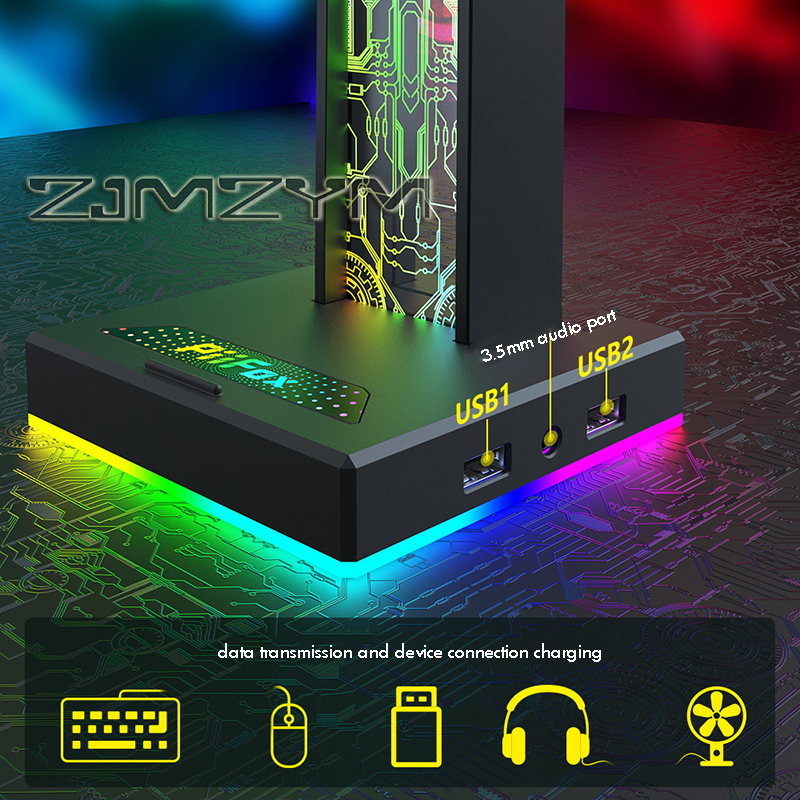 RGB Gaming Headphone Stand Dua - Headset Stand Rgb avis et prix