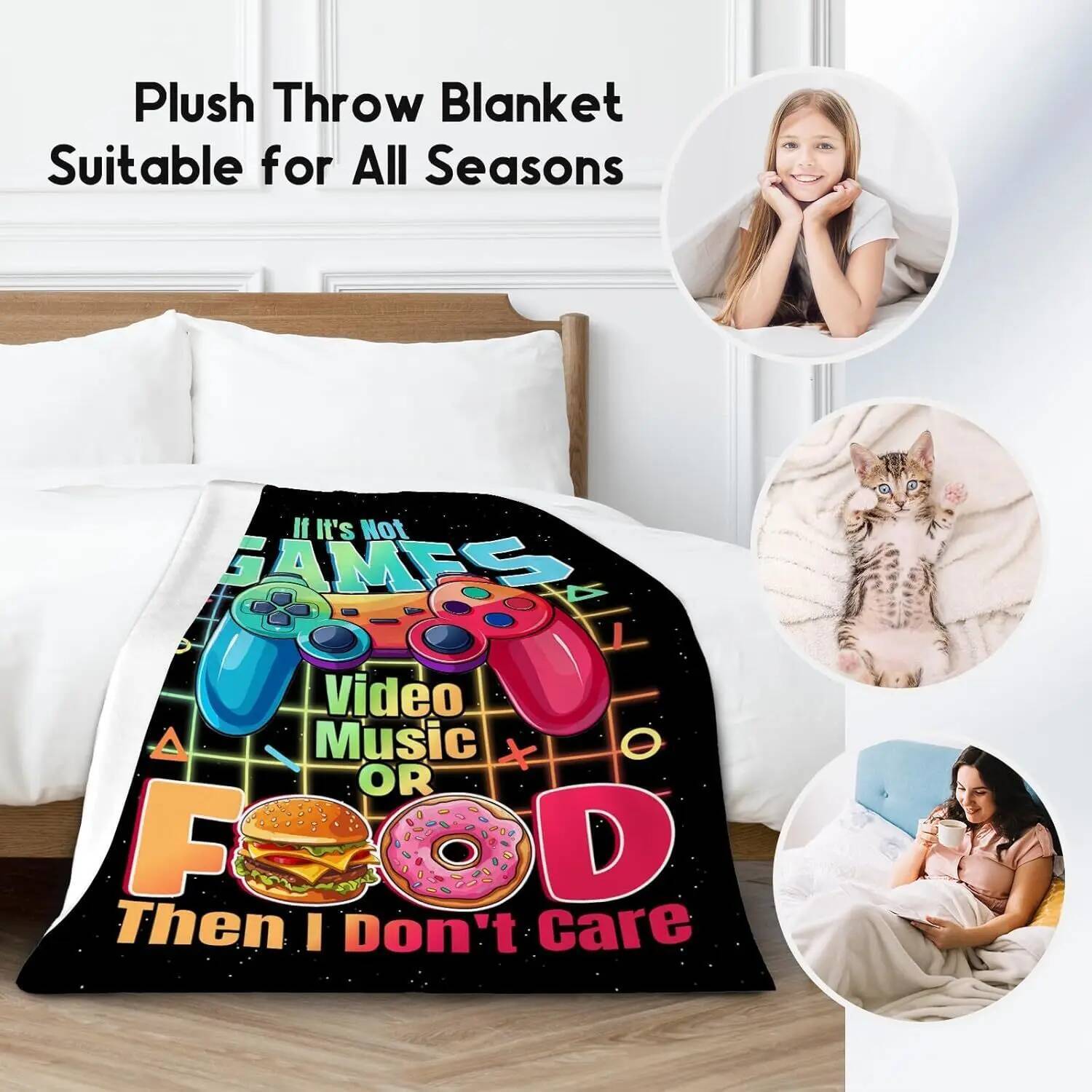Boys Blanket - Gaming Blanket  - Gaming Room Accessories Ideas avis et prix