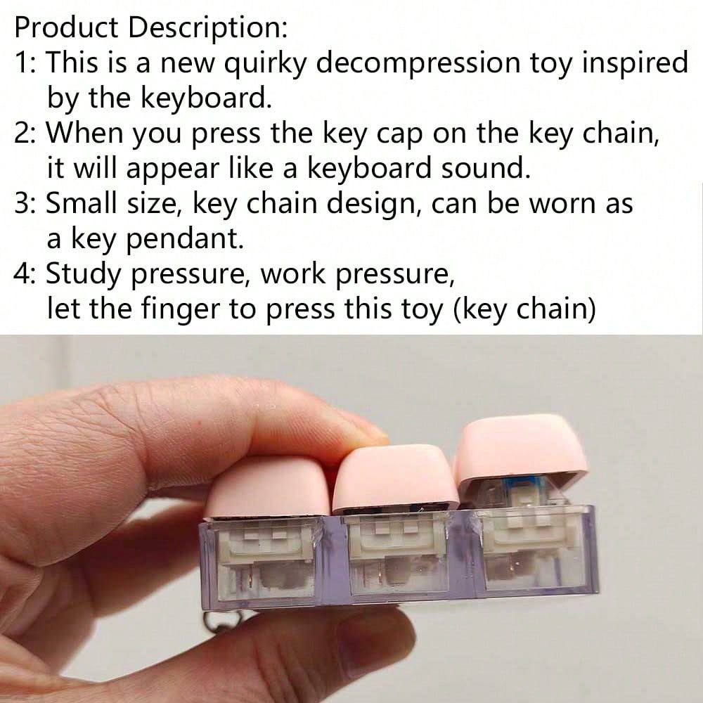 Cat Shaped Keychain Stress Rel - Keyboard Switch Tester avis et prix