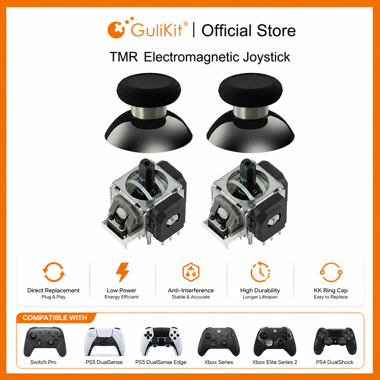 GuliKit TMR Joystick with Stic - Gaming Accessories Kit avis et prix