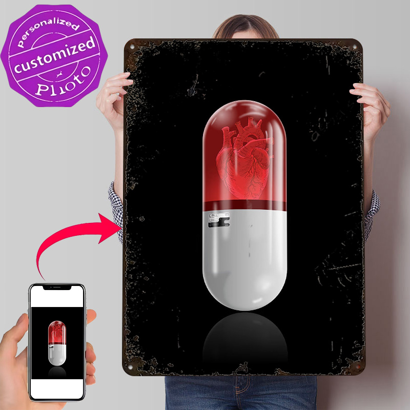 L Pill Poster Retro 3D Printed - Gaming Accessories Gifts For Men avis et prix