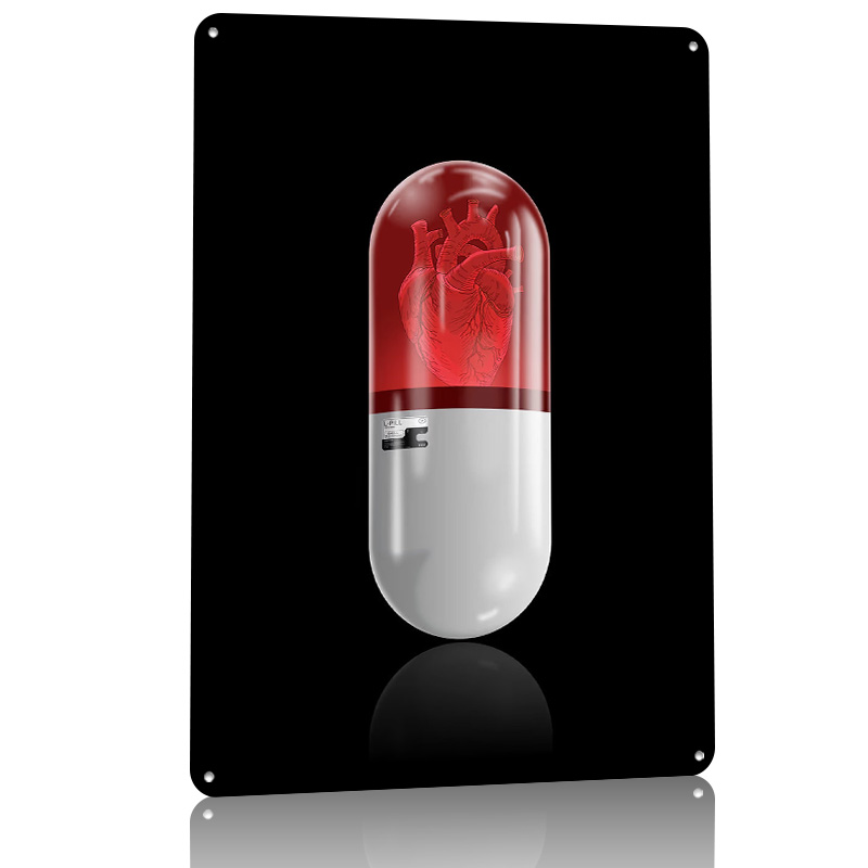 L Pill Poster Retro 3D Printed - Gaming Accessories Gifts For Men avis et prix