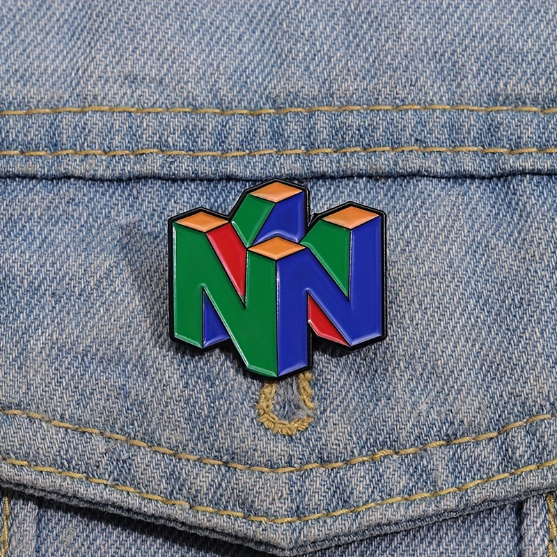 N64 Logo Gaming Enamel Pin – R - Gaming Accessories Gifts For Men avis et prix