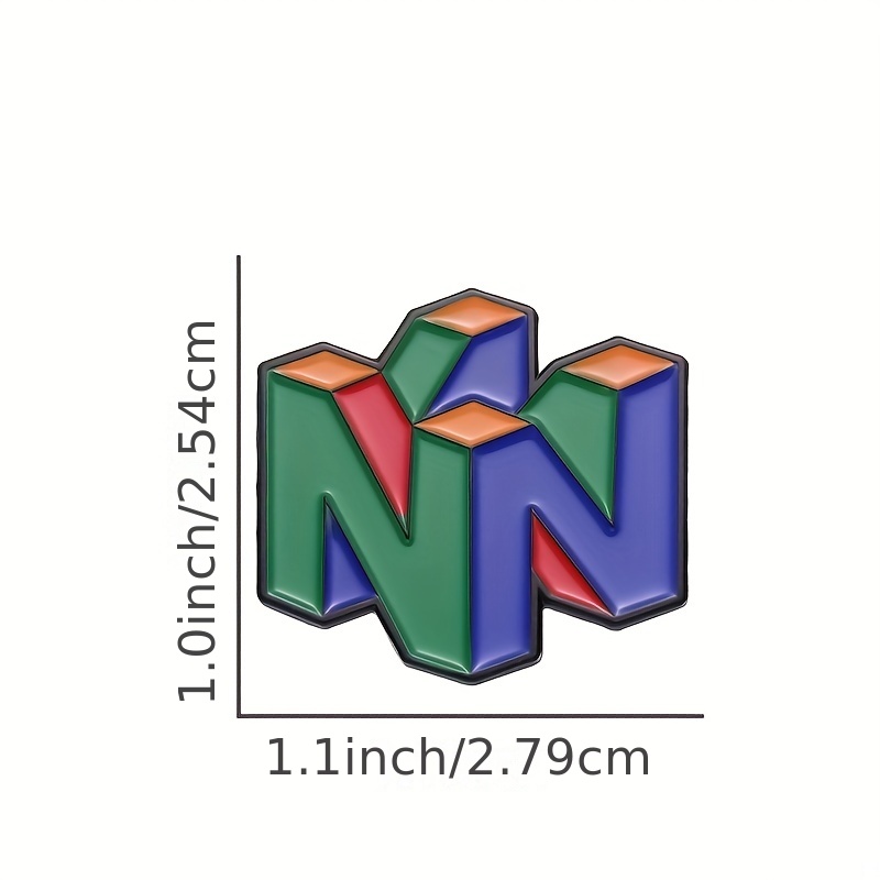 N64 Logo Gaming Enamel Pin – R - Gaming Accessories Gifts For Men avis et prix