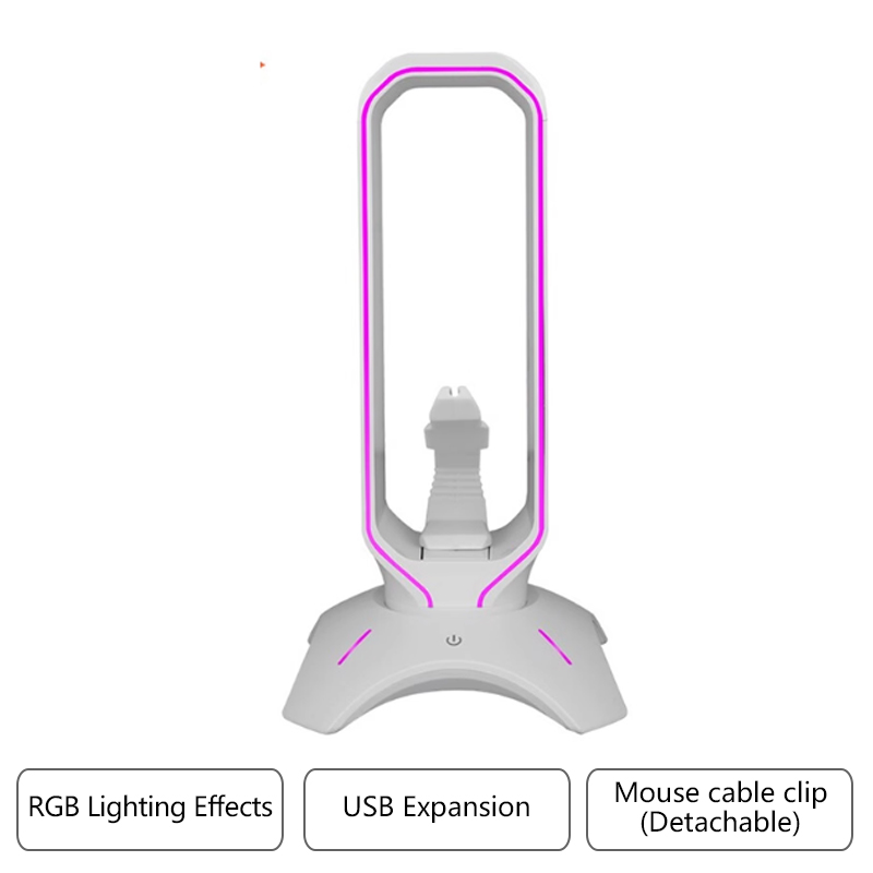 RGB Gaming Headphone Stand wit - Headset Stand Rgb avis et prix