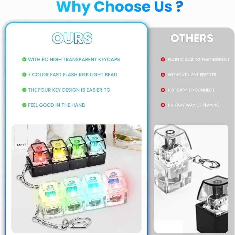 4-Key Mechanical Keyboard Swit - Keyboard Switch Tester avis et prix