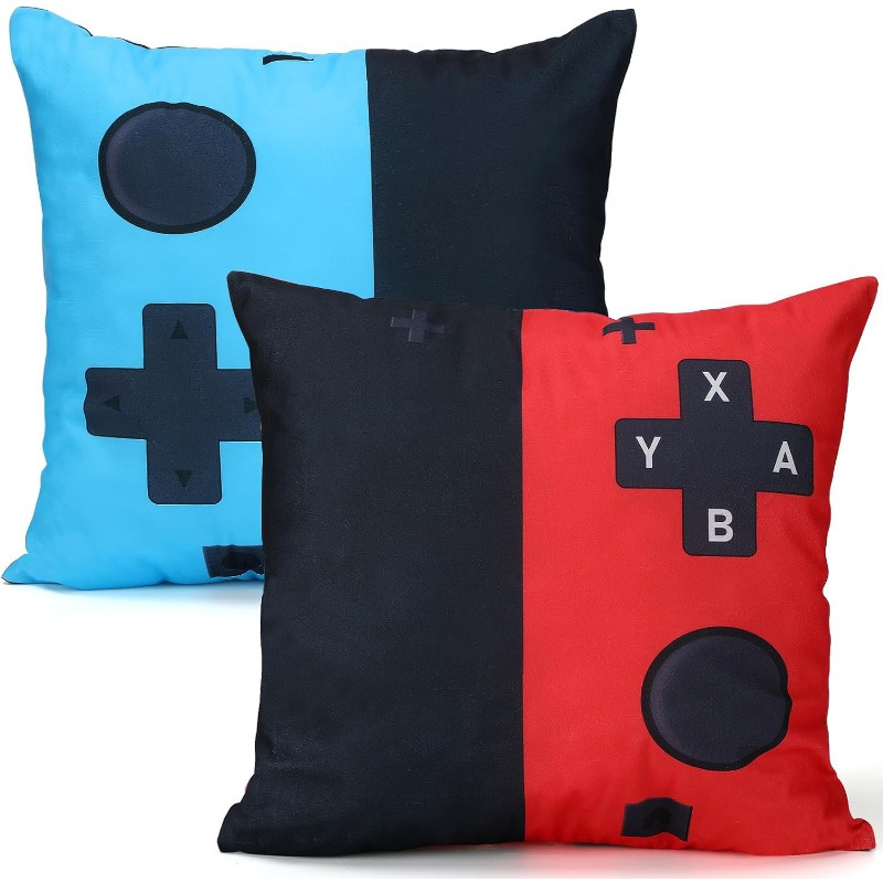 2pcs Soft Gaming Throw Pillow  - Gaming Accessories Gifts For Men avis et prix