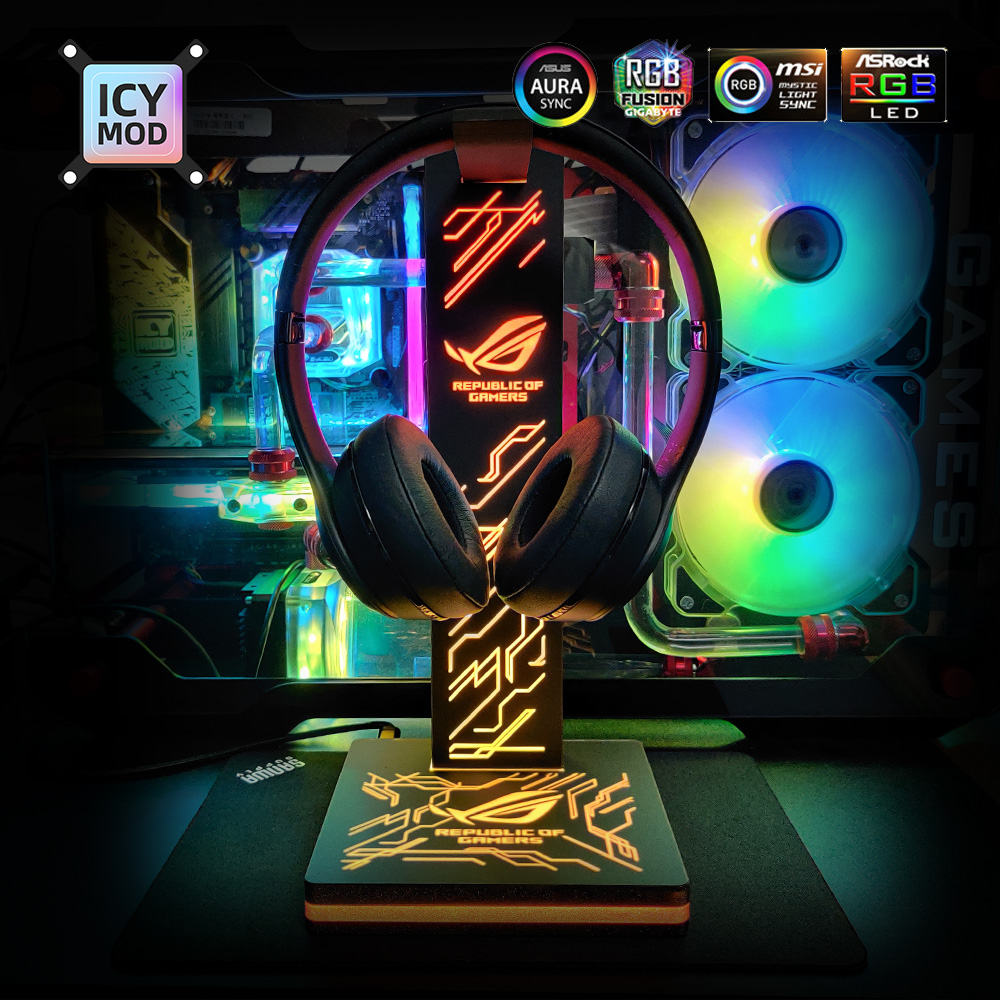 ARGB Headphone Holder PC Light - Headset Stand Rgb avis et prix