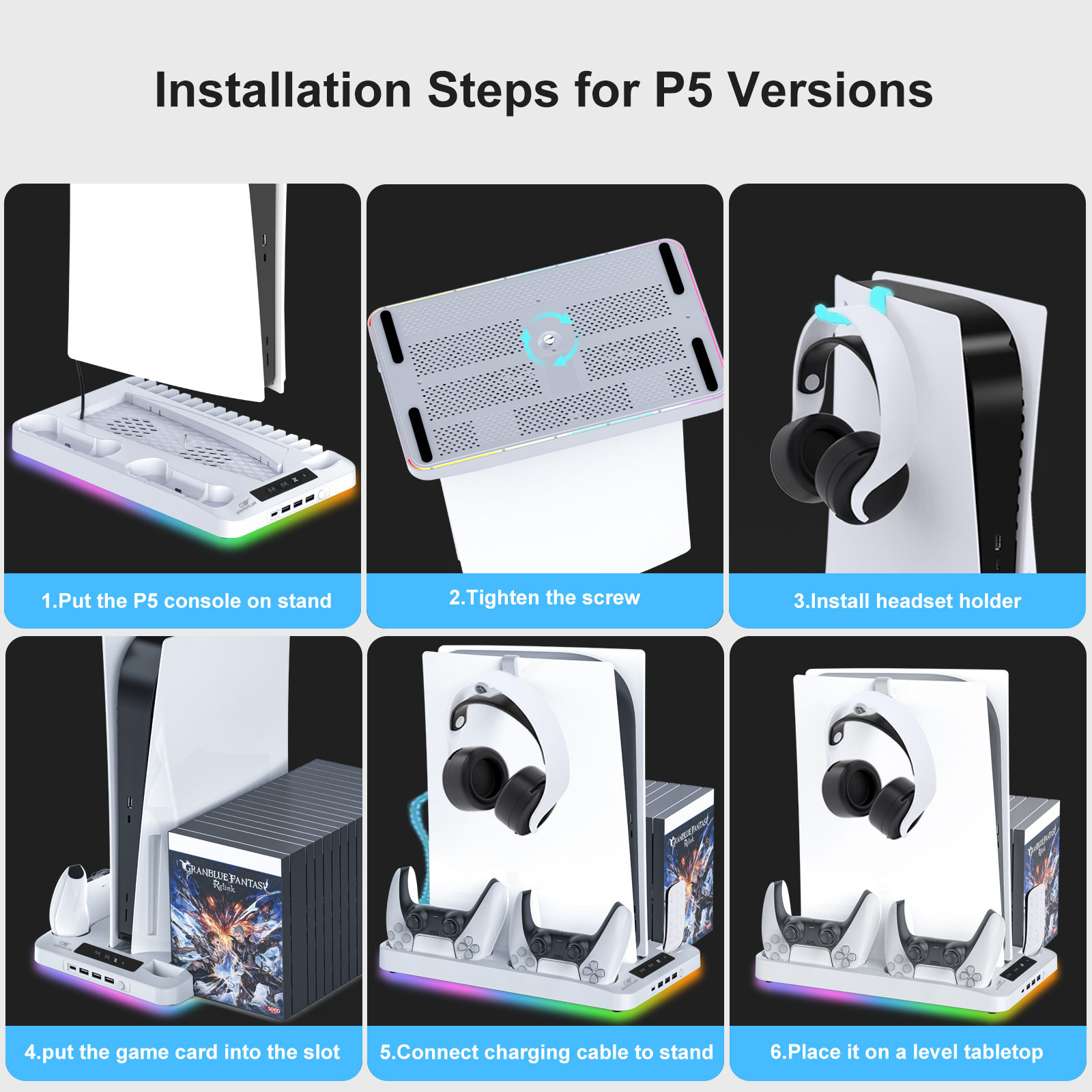 GAMINJA RGB Cooling Stand for  - Headset Stand Rgb avis et prix